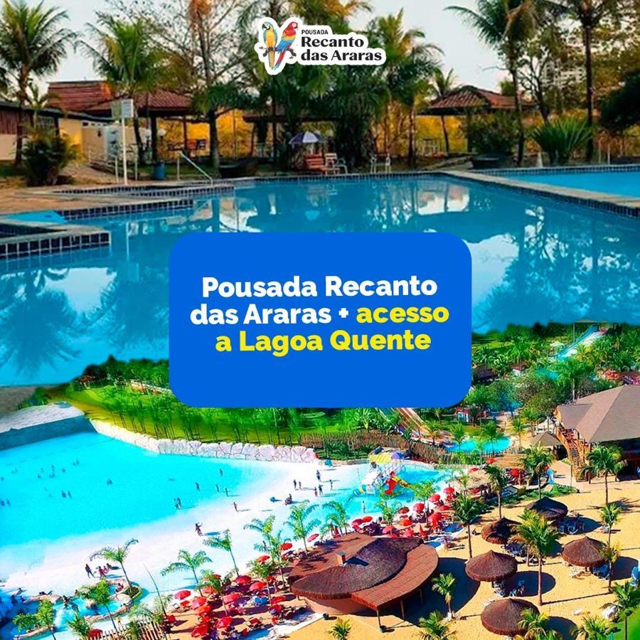 Pousada Recanto Das Araras "Com Acesso Ao Lagoa Quente" カルダス・ノバス エクステリア 写真